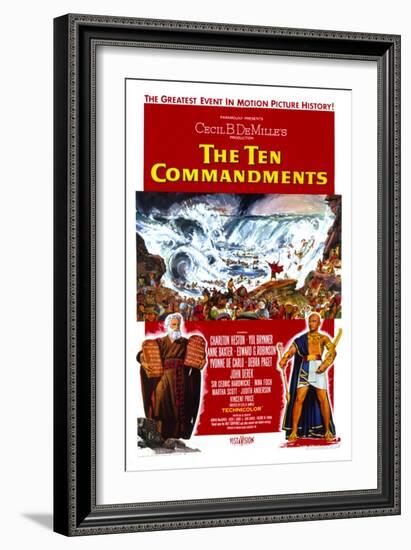 The Ten Commandments-null-Framed Art Print