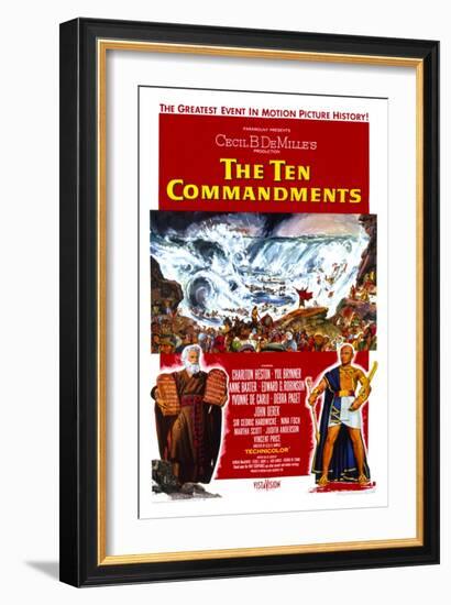 The Ten Commandments-null-Framed Art Print