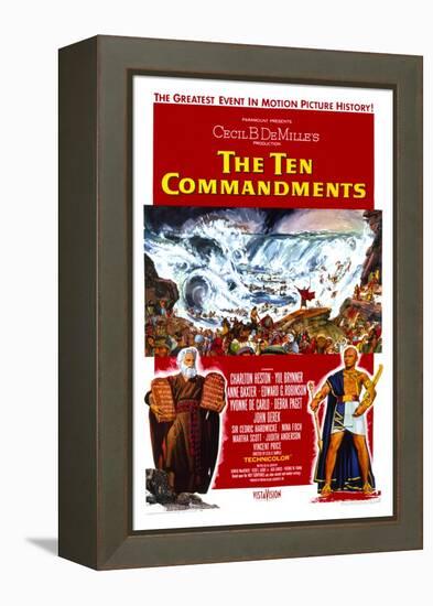 The Ten Commandments-null-Framed Stretched Canvas