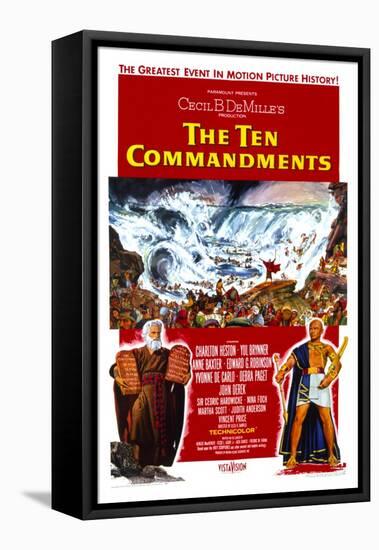 The Ten Commandments-null-Framed Stretched Canvas