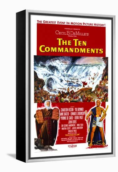 The Ten Commandments-null-Framed Stretched Canvas