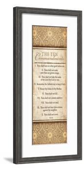 The Ten Commandments-Jennifer Pugh-Framed Art Print