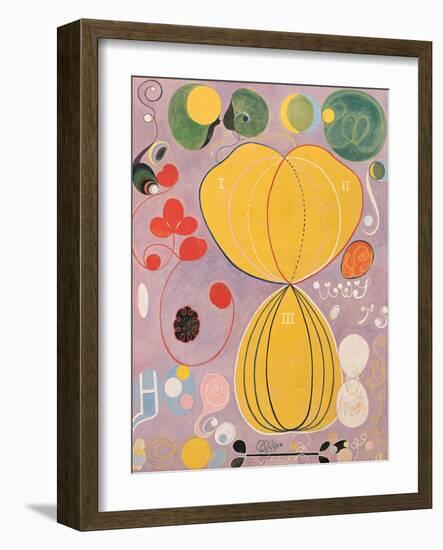 The Ten Largest, No. 7., Adulthood, Group Iv, 1907 (Oil on Canvas)-Hilma af Klint-Framed Giclee Print