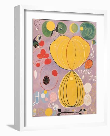 The Ten Largest, No. 7., Adulthood, Group Iv, 1907 (Oil on Canvas)-Hilma af Klint-Framed Giclee Print