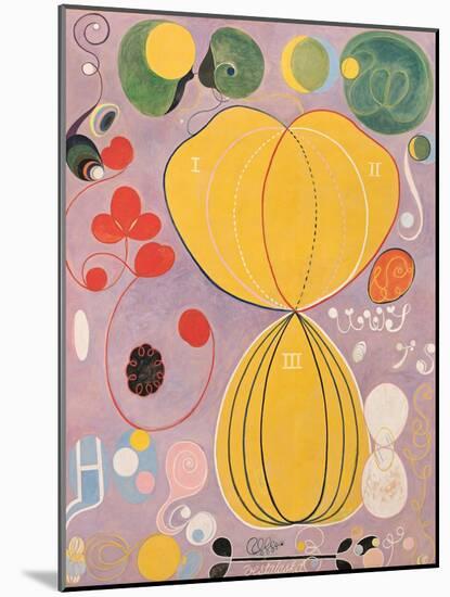 The Ten Largest, No. 7., Adulthood, Group Iv, 1907 (Oil on Canvas)-Hilma af Klint-Mounted Giclee Print