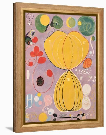 The Ten Largest, No. 7., Adulthood, Group Iv, 1907 (Oil on Canvas)-Hilma af Klint-Framed Premier Image Canvas