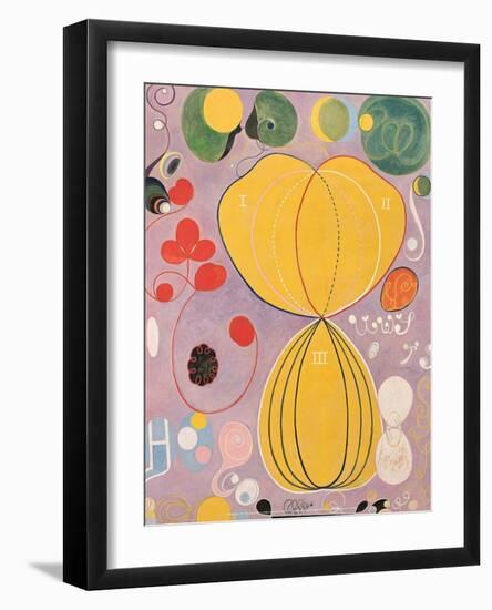 The Ten Largest, No. 7, Adulthood, Group IV, 1907-Hilma af Klint-Framed Art Print