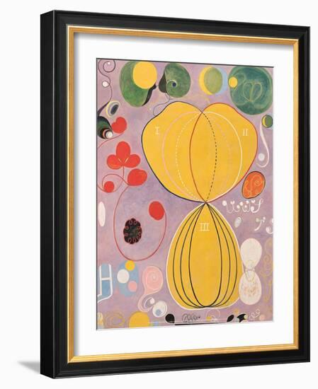 The Ten Largest, No. 7, Adulthood, Group IV, 1907-Hilma af Klint-Framed Art Print