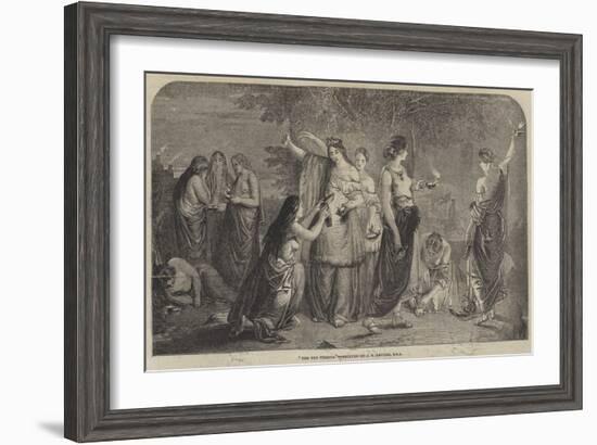 The Ten Virgins-James Eckford Lauder-Framed Giclee Print