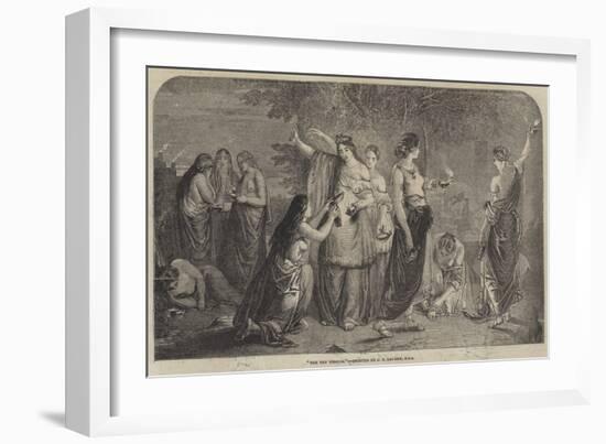 The Ten Virgins-James Eckford Lauder-Framed Giclee Print