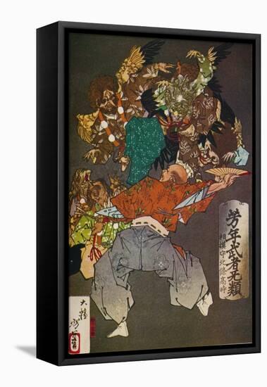 'The Tengus', c1880, (1926)-Tsukioka Yoshitoshi-Framed Premier Image Canvas