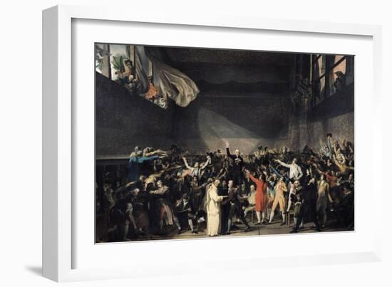 The Tennis Court Oath, 20th June 1789, 1791-Jacques-Louis David-Framed Giclee Print