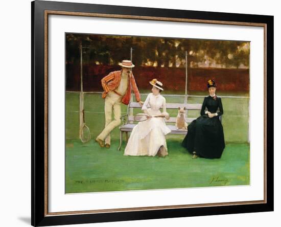 The Tennis Match-Sir John Lavery-Framed Giclee Print