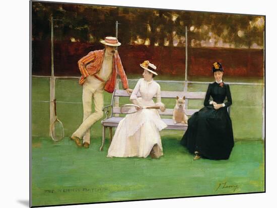 The Tennis Match-Sir John Lavery-Mounted Giclee Print