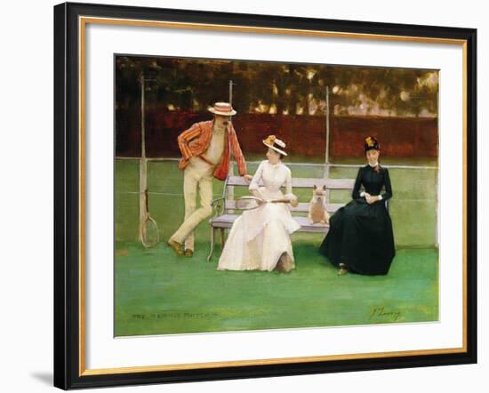 The Tennis Match-Sir John Lavery-Framed Giclee Print