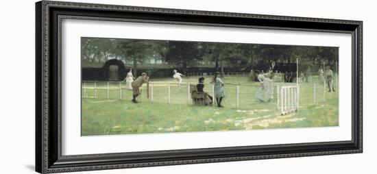 The Tennis Party-Sir John Lavery-Framed Giclee Print