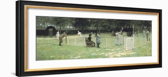 The Tennis Party-Sir John Lavery-Framed Giclee Print