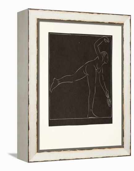 The Tennis Player, 1923-Eric Gill-Framed Premier Image Canvas