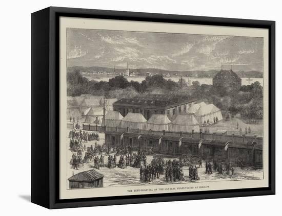 The Tent-Hospital of the Central Hulfs-Verein at Cologne-null-Framed Premier Image Canvas