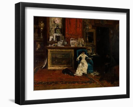 The Tenth Street Studio, 1880-William Merritt Chase-Framed Giclee Print