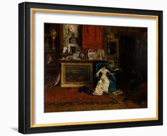 The Tenth Street Studio, 1880-William Merritt Chase-Framed Giclee Print