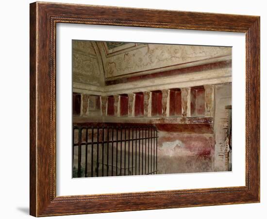 The Tepidarium of the Forum Thermae-Roman-Framed Giclee Print