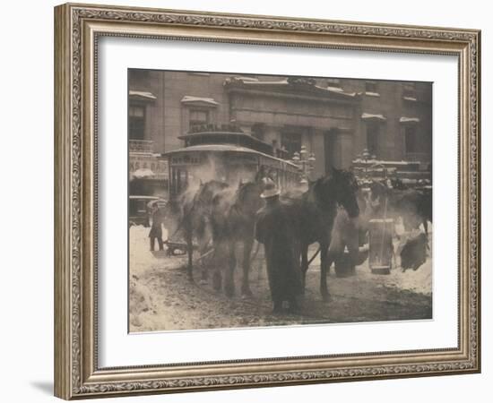 The Terminal, 1893-Alfred Stieglitz-Framed Art Print