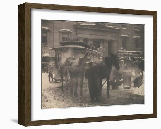 The Terminal, 1893-Alfred Stieglitz-Framed Art Print