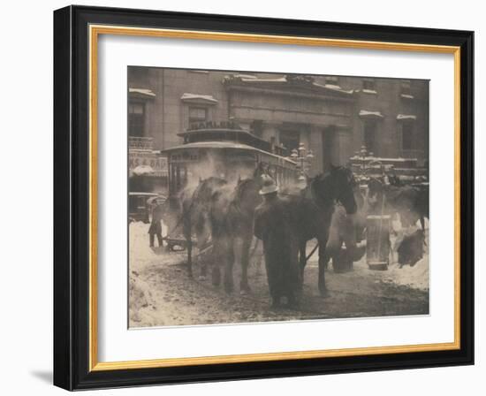 The Terminal, 1893-Alfred Stieglitz-Framed Art Print