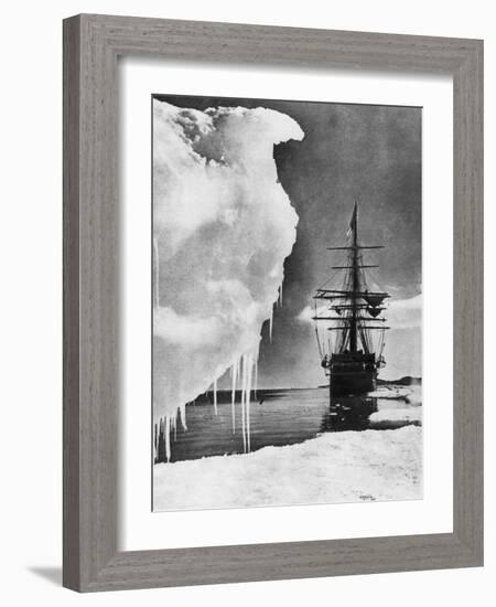 The Terra Nova, 1911-Herbert Ponting-Framed Giclee Print