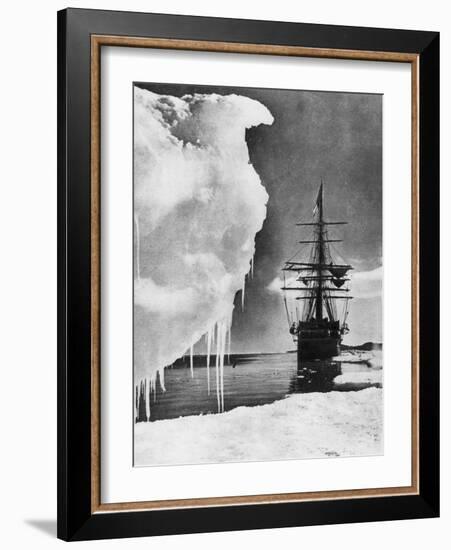 The Terra Nova, 1911-Herbert Ponting-Framed Giclee Print