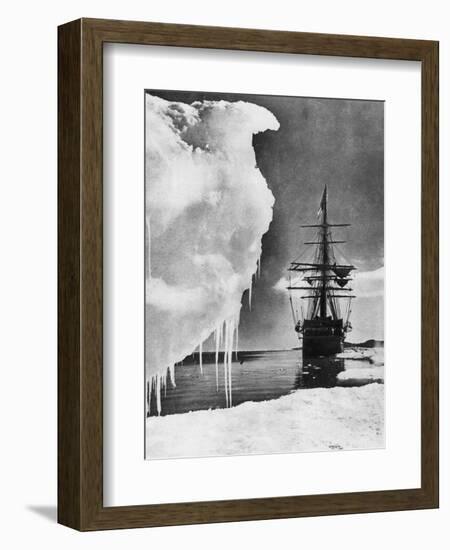 The Terra Nova, 1911-Herbert Ponting-Framed Premium Giclee Print