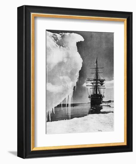 The Terra Nova, 1911-Herbert Ponting-Framed Giclee Print