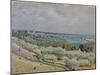 The Terrace at Saint-Germain, Spring, 1875-Alfred Sisley-Mounted Giclee Print