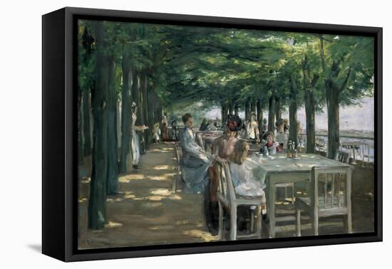 The Terrace at the Restaurant Jacob in Nienstedten on the Elbe, 1902-Max Liebermann-Framed Premier Image Canvas