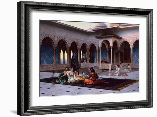 The Terrace of the Seraglio, 1886-Jean Leon Gerome-Framed Giclee Print