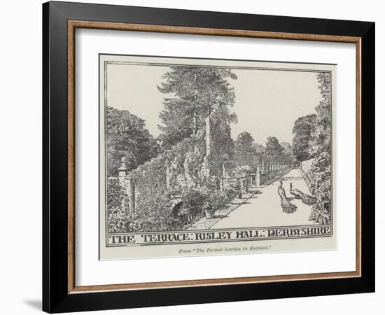 The Terrace, Risley Hall, Derbyshire-null-Framed Giclee Print