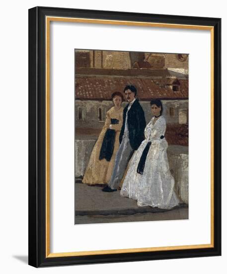 The Terrace-Edoardo Dalbono-Framed Giclee Print