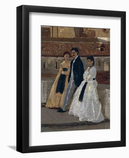 The Terrace-Edoardo Dalbono-Framed Giclee Print