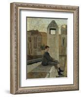 The Terrace-Edoardo Dalbono-Framed Giclee Print
