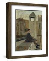 The Terrace-Edoardo Dalbono-Framed Giclee Print