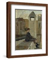 The Terrace-Edoardo Dalbono-Framed Giclee Print