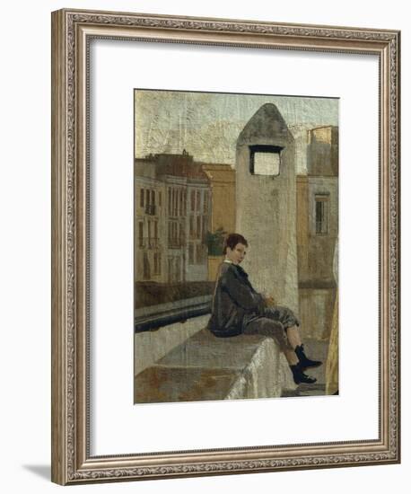 The Terrace-Edoardo Dalbono-Framed Giclee Print