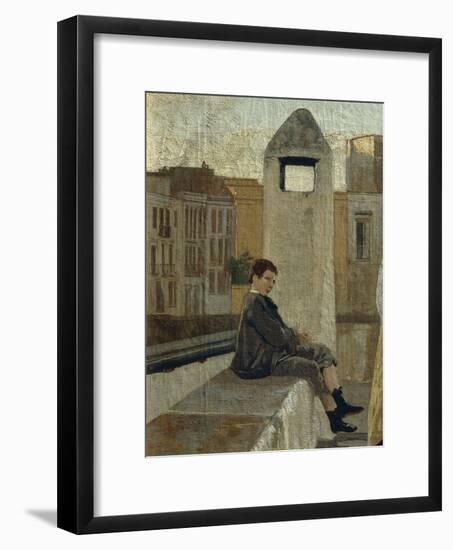 The Terrace-Edoardo Dalbono-Framed Giclee Print