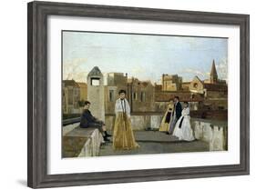 The Terrace-Edoardo Dalbono-Framed Giclee Print