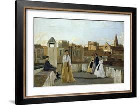 The Terrace-Edoardo Dalbono-Framed Giclee Print
