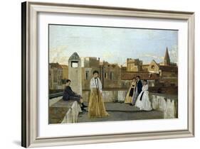 The Terrace-Edoardo Dalbono-Framed Giclee Print