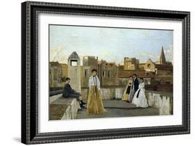 The Terrace-Edoardo Dalbono-Framed Giclee Print