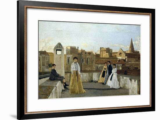 The Terrace-Edoardo Dalbono-Framed Giclee Print