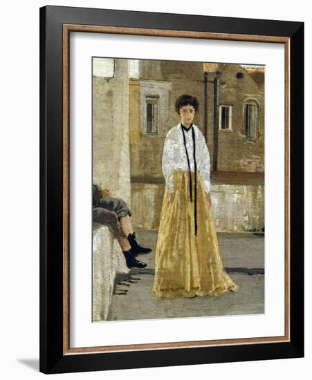 The Terrace-Edoardo Dalbono-Framed Giclee Print